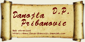 Danojla Pribanović vizit kartica